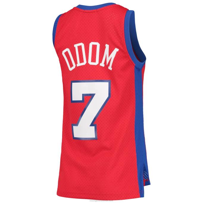NBA 0F6D15296 la clippers lamar odom mitchell & ness rojo hardwood classics swingman jersey