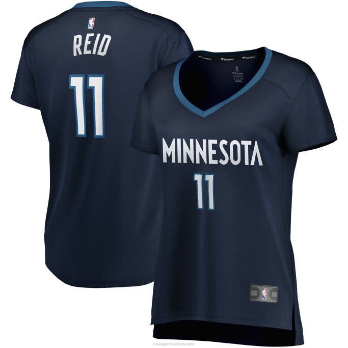 NBA 0F6D11705 minnesota timberwolves naz reid azul marino fast break réplica jugador jersey