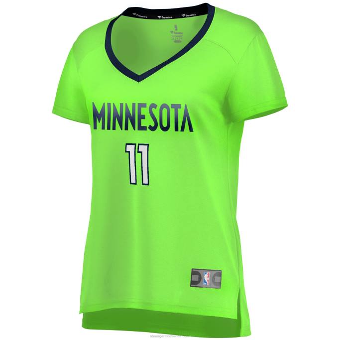 NBA 0F6D13465 minnesota timberwolves naz reid camiseta réplica verde fast break