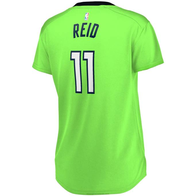 NBA 0F6D13465 minnesota timberwolves naz reid camiseta réplica verde fast break