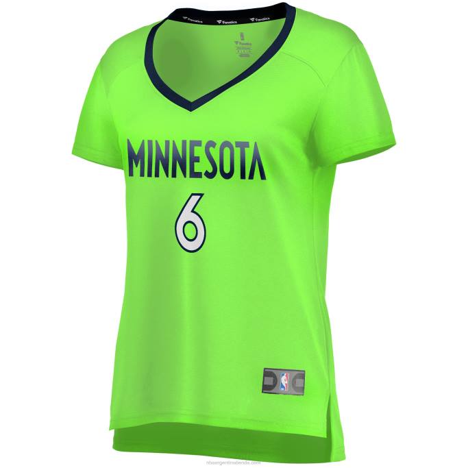 NBA 0F6D16501 minnesota timberwolves jordan mclaughlin verde fast break player jersey