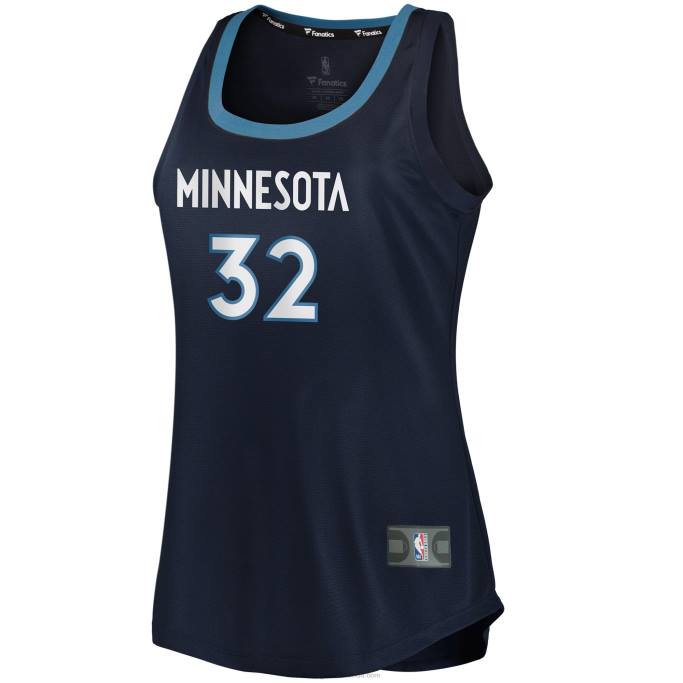 NBA 0F6D9777 minnesota timberwolves karl-anthony towns azul marino fast break camiseta sin mangas