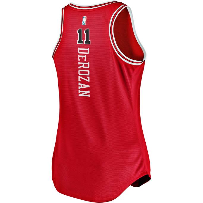 NBA 0F6D8776 camiseta chicago bulls demar derozan roja fast break tank