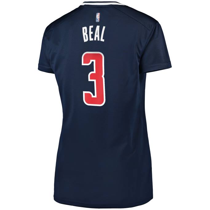 NBA 0F6D11401 Washington Wizards bradley beal camiseta de jugador de ruptura rápida azul marino