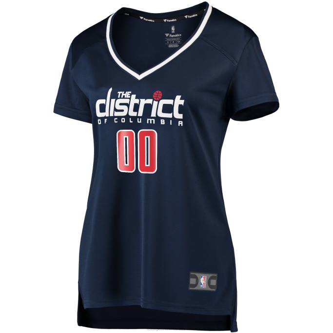 NBA 0F6D11434 Washington Wizards azul marino Custom Fast Break Réplica Jersey