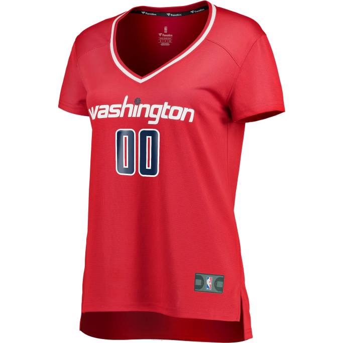NBA 0F6D12096 Camiseta personalizada Washington Wizards Red Fast Break