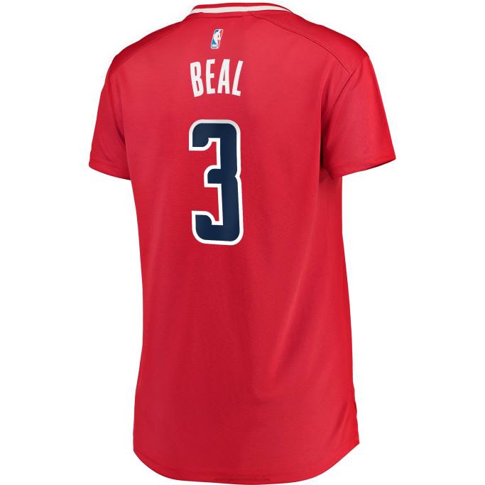 NBA 0F6D12353 Washington Wizards bradley beal rojo fast break player jersey
