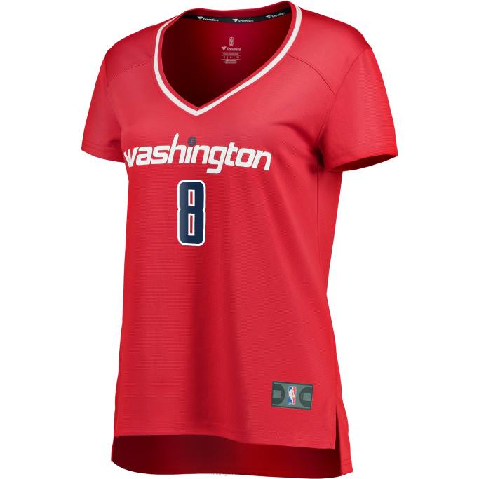 NBA 0F6D13441 Washington Wizards Rui Hachimura Réplica de camiseta roja Fast Break