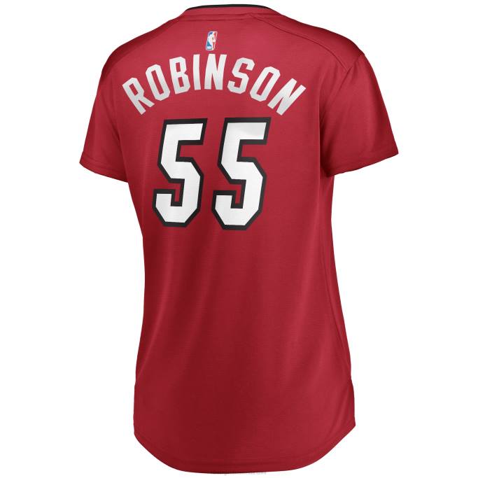 NBA 0F6D13448 réplica de camiseta roja fast break de duncan robinson del calor de miami