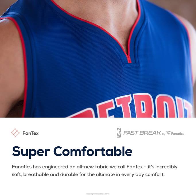 NBA 0F6D13190 Detroit Pistons plata Fast Break Réplica camiseta personalizada