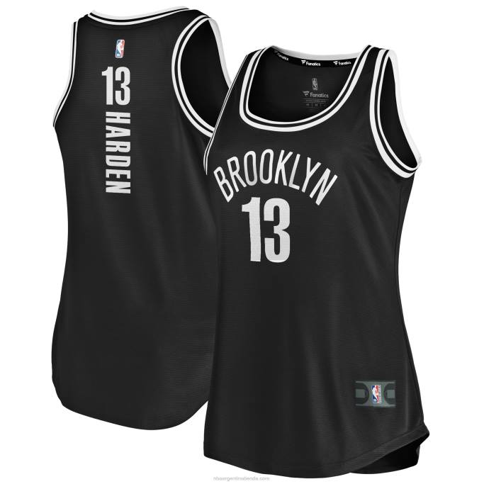 NBA 0F6D10316 brooklyn nets james harden camiseta negra de tanque de ruptura rápida