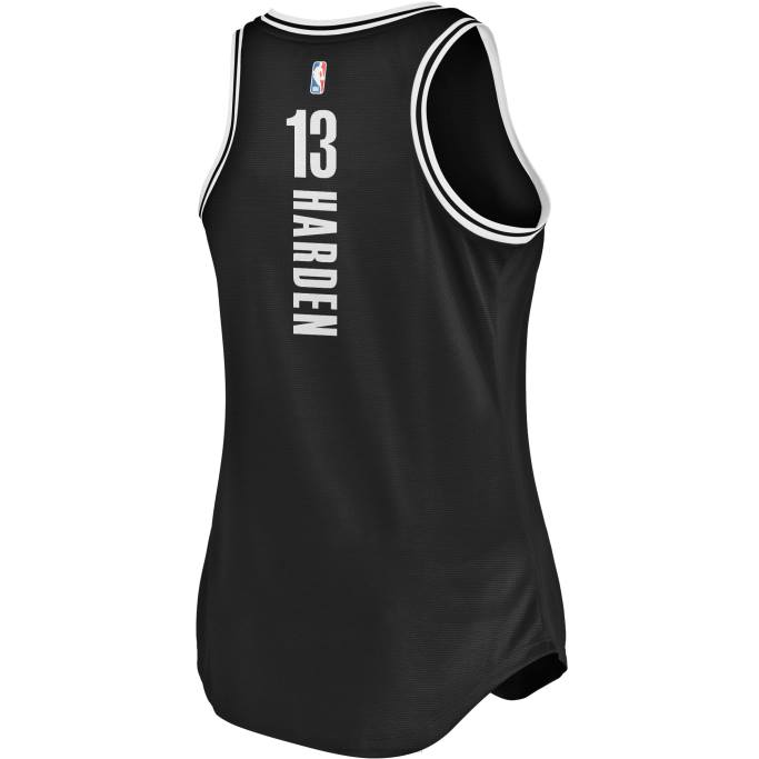 NBA 0F6D10316 brooklyn nets james harden camiseta negra de tanque de ruptura rápida