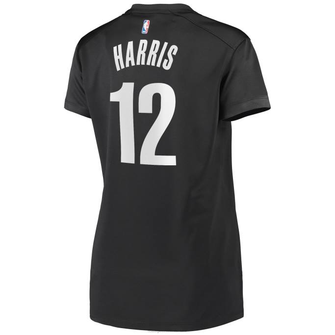 NBA 0F6D14227 brooklyn nets joe harris camiseta de jugador de quiebre rápido de carbón