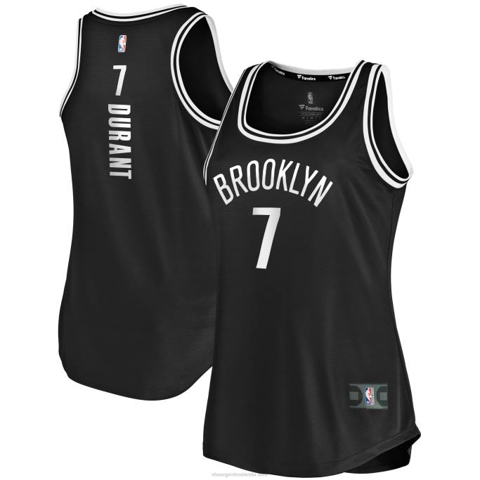 NBA 0F6D9122 brooklyn nets kevin durant camiseta negra de tanque de descanso rápido