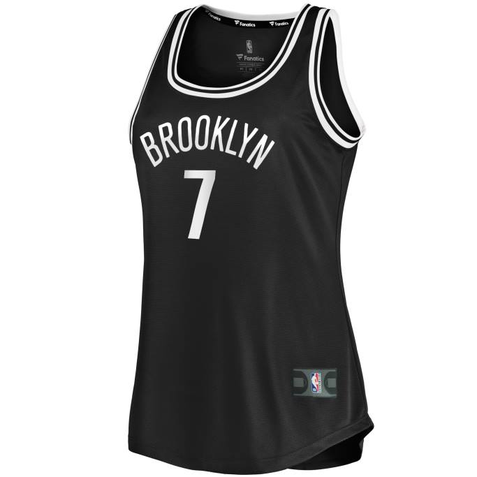 NBA 0F6D9122 brooklyn nets kevin durant camiseta negra de tanque de descanso rápido
