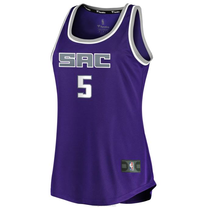 NBA 0F6D8799 Camiseta sin mangas de los reyes sacramento de'aaron fox morada fast break