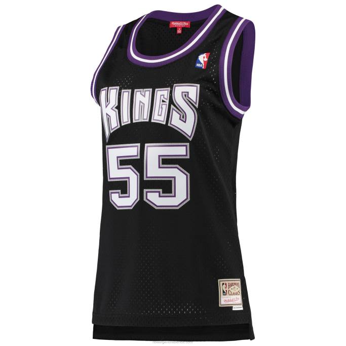 NBA 0F6D8821 sacramento kings jason williams mitchell & ness black hardwood classics swingman jersey
