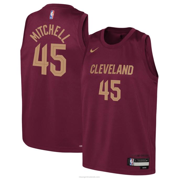 NBA 0F6D16720 cleveland cavaliers donovan mitchell nike vino swingman jersey