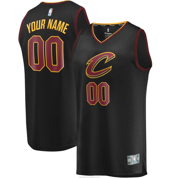 NBA 0F6D16739 cleveland cavaliers negro fast break réplica jersey personalizado