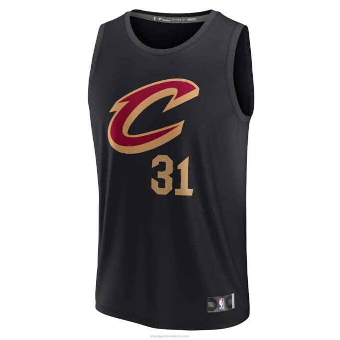NBA 0F6D17030 cleveland cavaliers jarrett allen camiseta de jugador de ruptura rápida negra