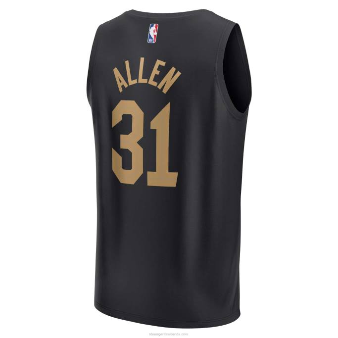NBA 0F6D17030 cleveland cavaliers jarrett allen camiseta de jugador de ruptura rápida negra