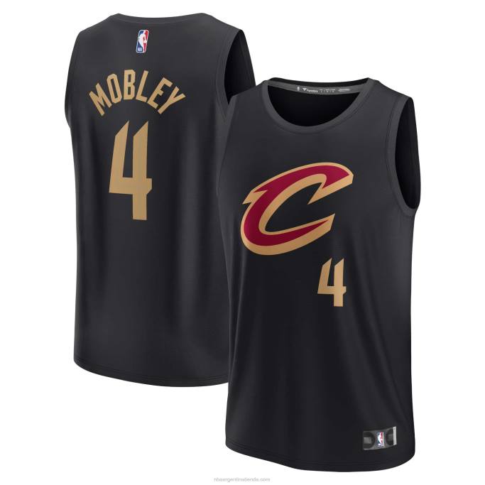 NBA 0F6D17232 cleveland cavaliers evan mobley camiseta de jugador de ruptura rápida negra