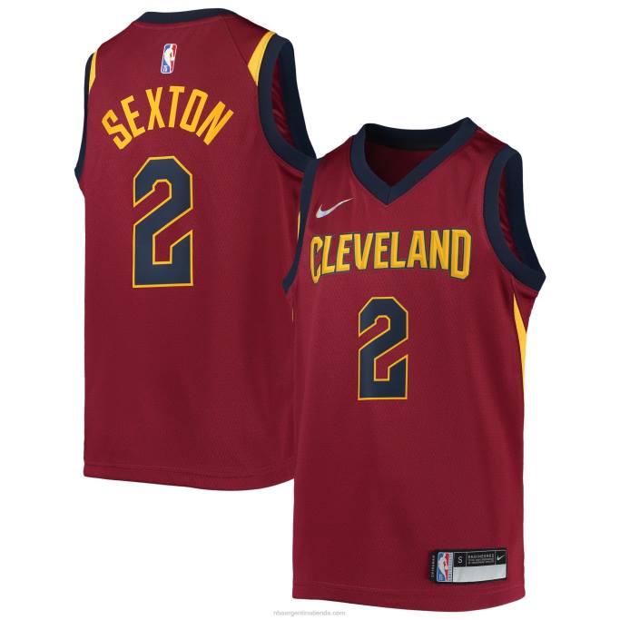 NBA 0F6D17826 cleveland cavaliers collin sexton nike vino diamante swingman jersey