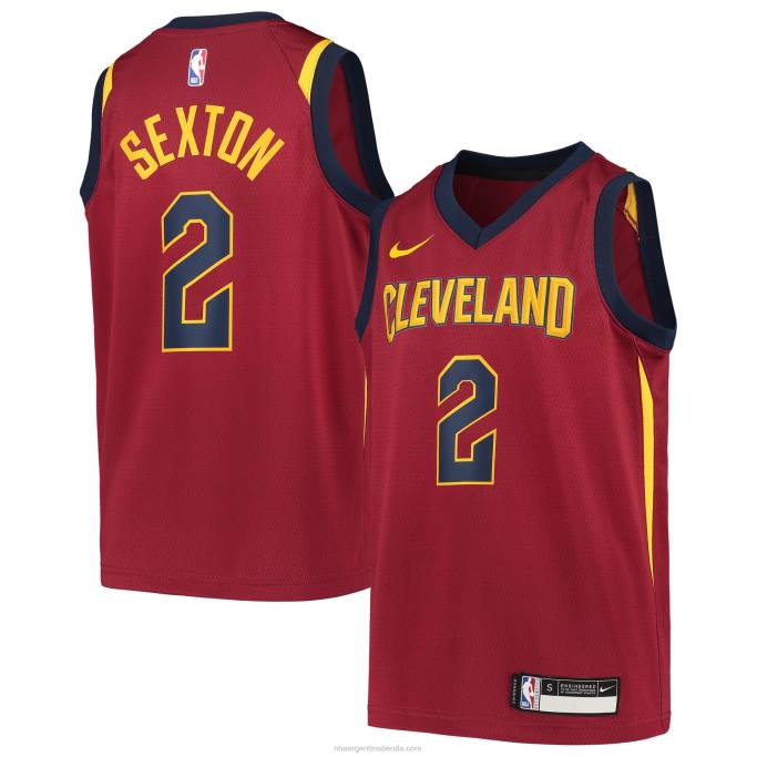 NBA 0F6D17916 cleveland cavaliers collin sexton nike vino equipo swingman jersey