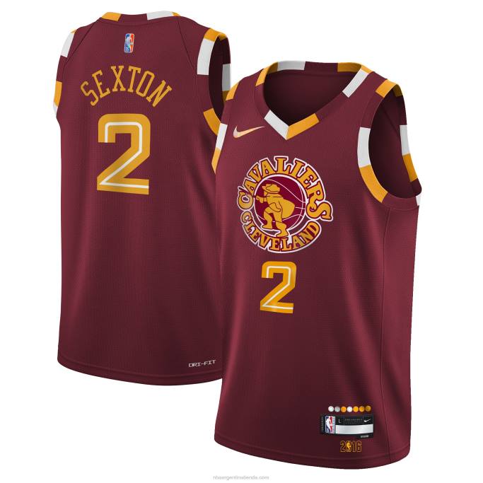 NBA 0F6D18180 cleveland cavaliers collin sexton nike vino swingman jersey