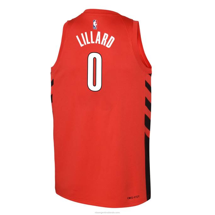 NBA 0F6D16768 portland trail blazers damian lillard jordan marca rojo swingman jersey
