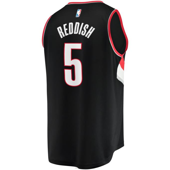 NBA 0F6D18533 portland trail blazers cam rojizo negro fast break jugador jersey