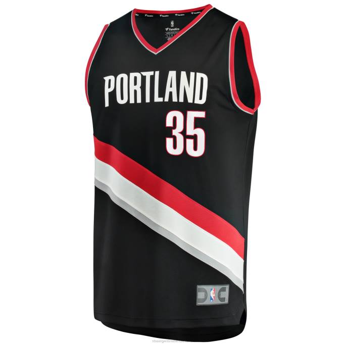 NBA 0F6D18733 camiseta réplica de los portland trail blazers didi louzada negra fast break