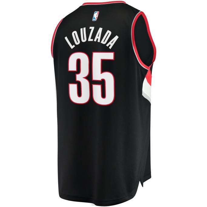 NBA 0F6D18733 camiseta réplica de los portland trail blazers didi louzada negra fast break