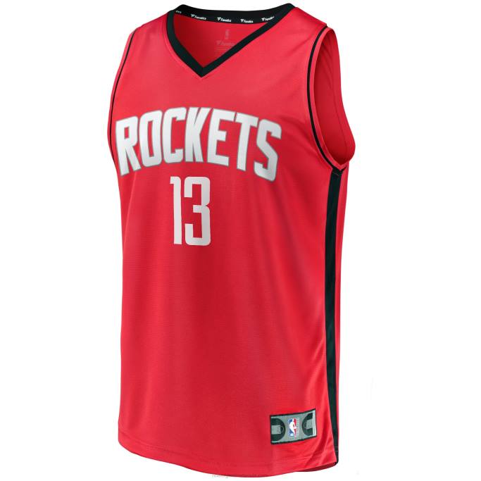 NBA 0F6D17080 Réplica de camiseta roja de jugador de quiebre rápido de James Harden de Houston Rockets