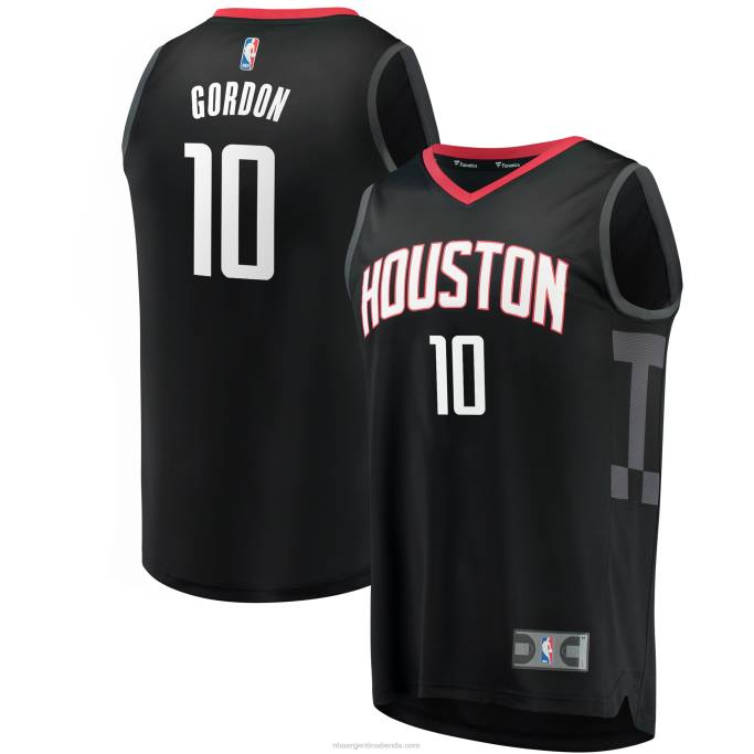 NBA 0F6D17815 houston cohetes eric gordon negro fast break replica jersey