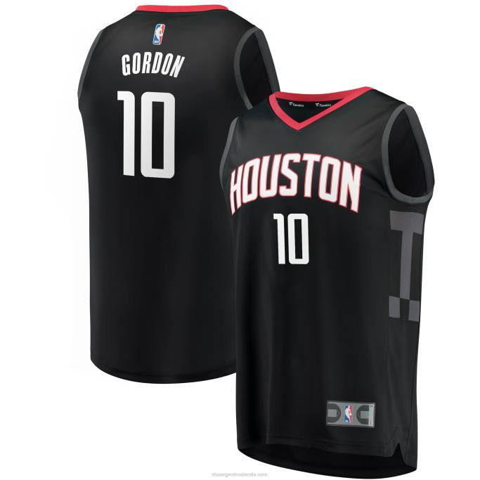 NBA 0F6D17815 houston cohetes eric gordon negro fast break replica jersey