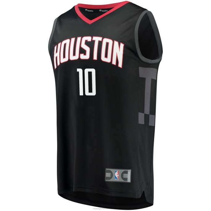 NBA 0F6D17815 houston cohetes eric gordon negro fast break replica jersey