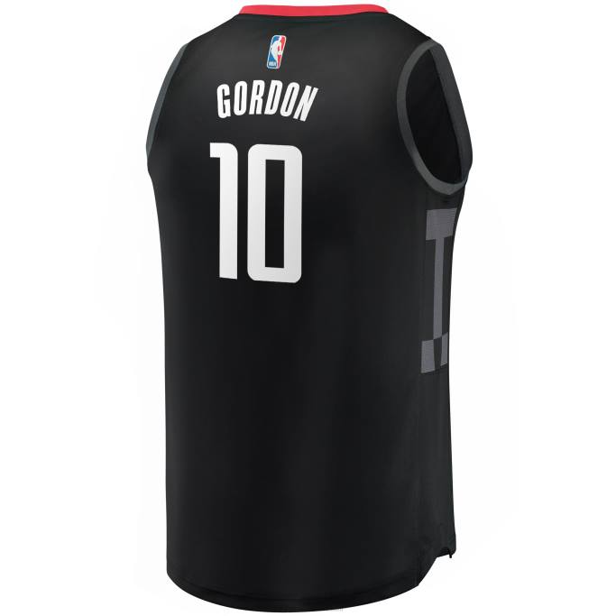 NBA 0F6D17815 houston cohetes eric gordon negro fast break replica jersey