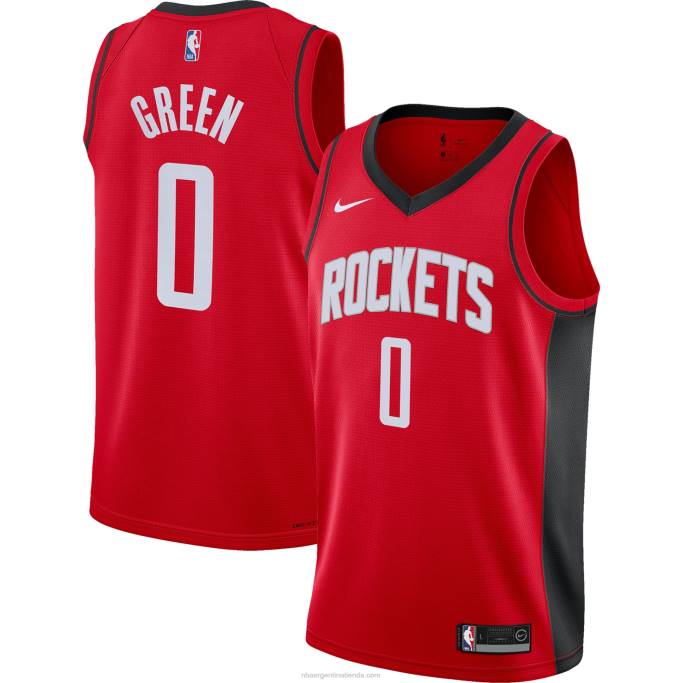 NBA 0F6D17907 Camiseta Houston Rockets Jalen Verde Nike Rojo Swingman