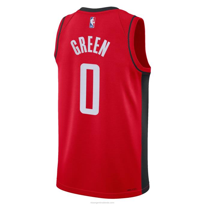 NBA 0F6D17907 Camiseta Houston Rockets Jalen Verde Nike Rojo Swingman