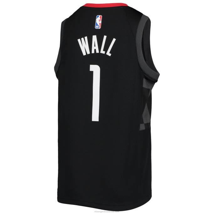 NBA 0F6D17930 houston cohetes john wall jordan marca jugador negro jersey