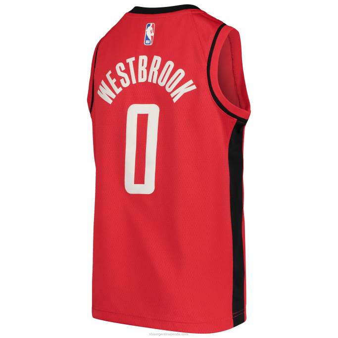 NBA 0F6D18017 Camiseta Houston Rockets Russell Westbrook Nike Swingman Roja