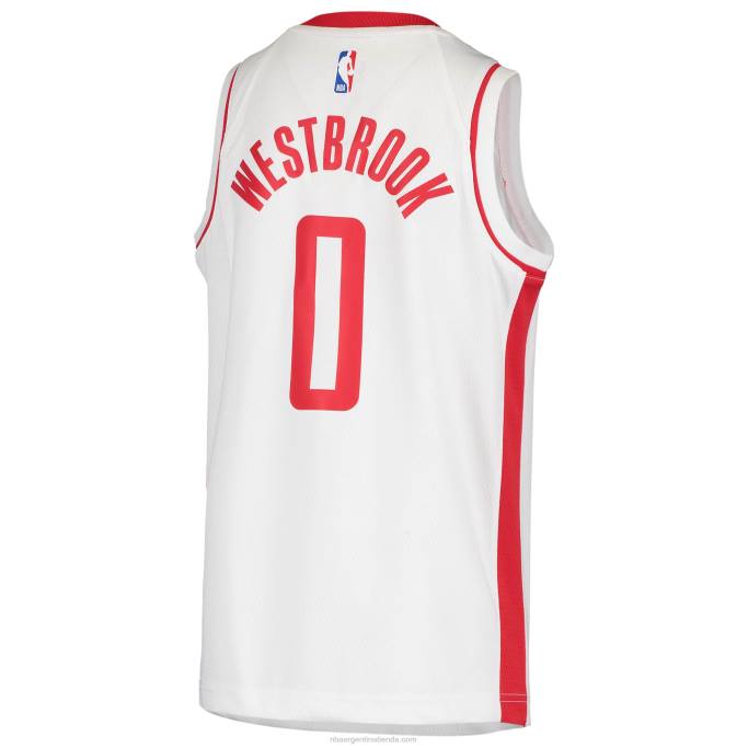 NBA 0F6D18759 Camiseta Houston Rockets Russell Westbrook Nike Swingman Blanca