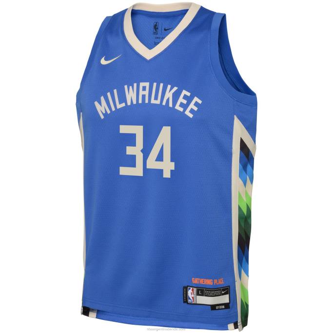 NBA 0F6D16738 milwaukee bucks giannis antetokounmpo camiseta nike royal swingman