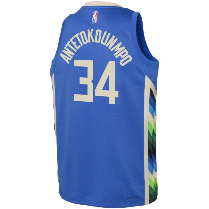 NBA 0F6D16738 milwaukee bucks giannis antetokounmpo camiseta nike royal swingman