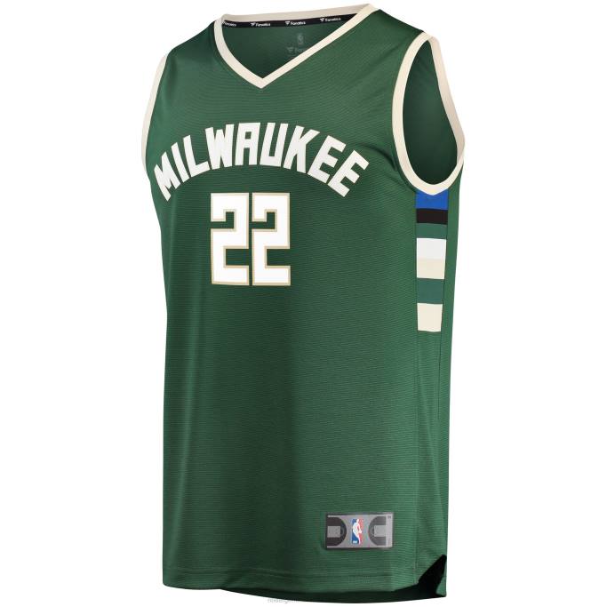 NBA 0F6D16790 milwaukee bucks khris middleton camiseta de jugador de descanso rápido verde cazador