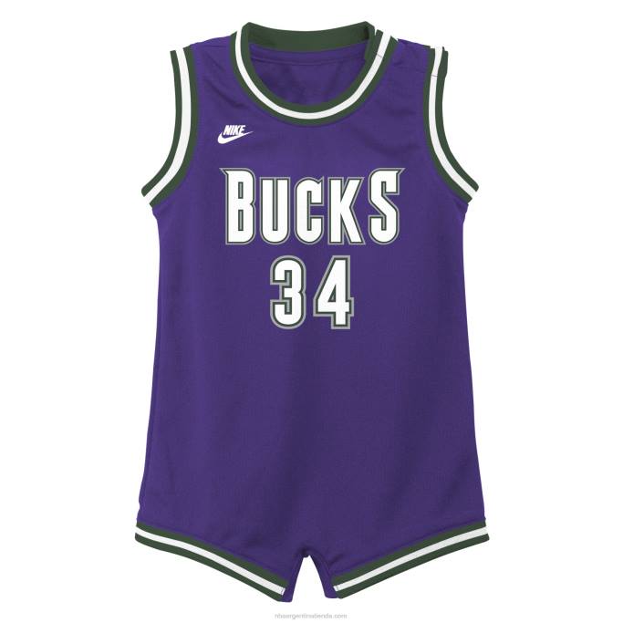 NBA 0F6D17358 milwaukee bucks giannis antetokounmpo nike púrpura swingman camiseta