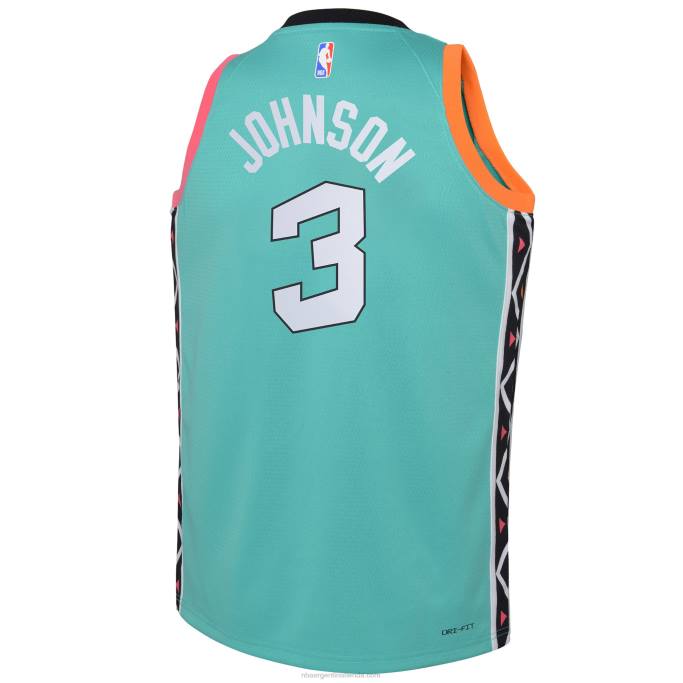 NBA 0F6D16952 camiseta nike verde swingman san antonio spurs keldon johnson