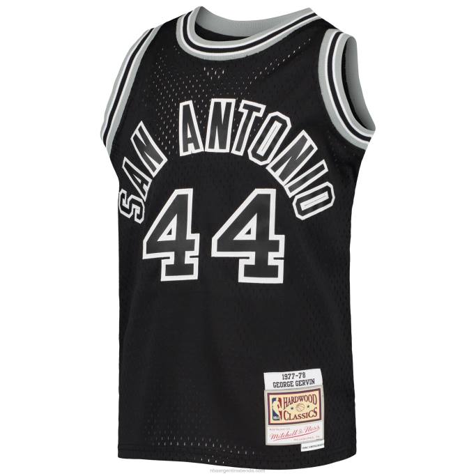 NBA 0F6D17779 camiseta san antonio spurs george gervin black 1978-79 hardwood classics alero
