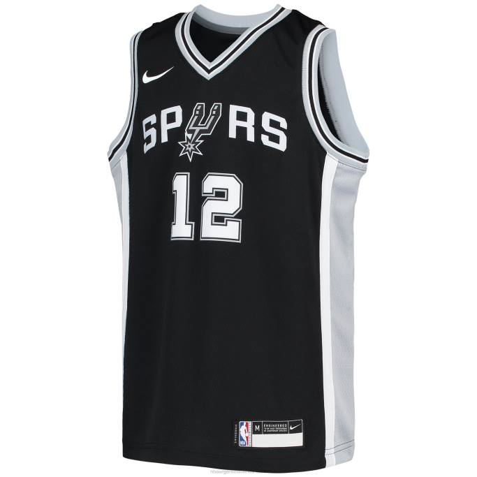 NBA 0F6D19729 camiseta nike san antonio spurs lamarcus aldridge negra swingman